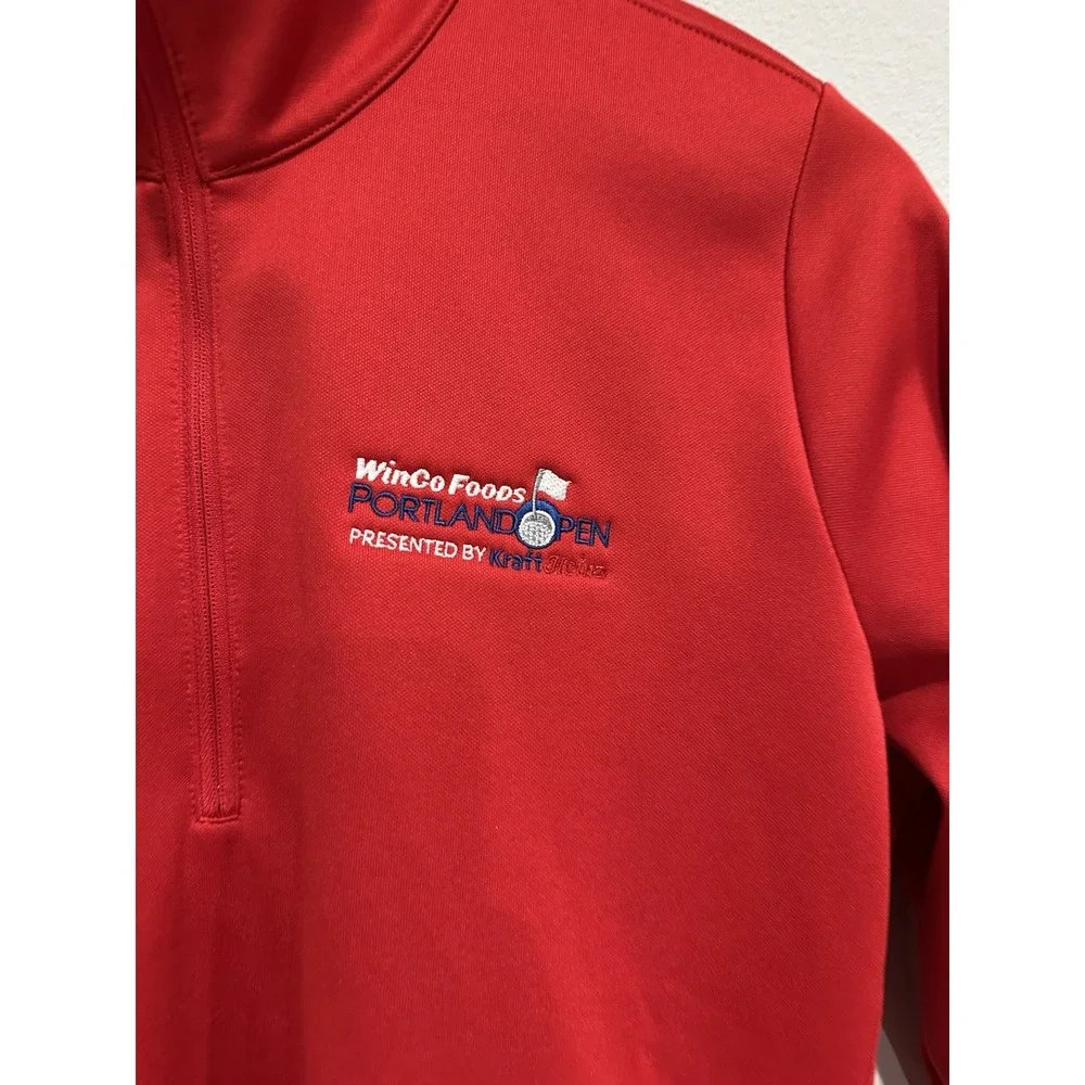 Nike‎ Winco Foods Portland  Open Large Red Therma-Fit Sweatshirt Womens